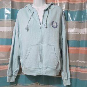 PINK Victoria's Secret Light Blue Hoodie
